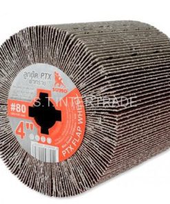 ลูกขัด PTX ผ้าทราย 4” 100x100mm #80