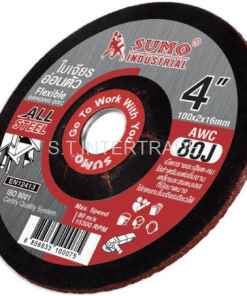 ใบเจียร 4” (100x2mm) AWC80J SUMO สีแดง