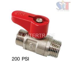 มินิ บอลวาล์วทองเหลือง 3 ทาง (ผผผ.)ตรา เอส พี พี SPP Brass mini Ball valve (MM)
