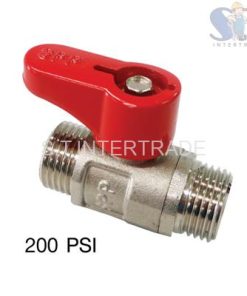 มินิ บอลวาล์วทองเหลือง 3 ทาง (ผผผ.)ตรา เอส พี พี SPP Brass mini Ball valve (MM)