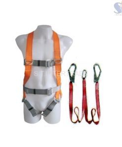 เข็มขัดเซฟตี้ เต็มตัว Full Body Harness with Webbing Double Hook รหัส 700-107 , 700-055