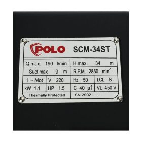 ปั๊มหอยโข่งสแตนเลส รุ่น SCM-34ST STINTERTRADE