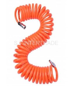 สายลมสปริง PU ขนาด 5x8 (6 เมตร) สีส้ม