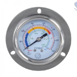 เกจ์น้ำมัน 100mm.x10barx3/8" ออกหลัง (มีปีก)