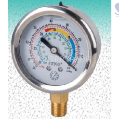 เกจ์ Vacuum 100 mm.BSPT 3/8"30inHg/760mmHg BD