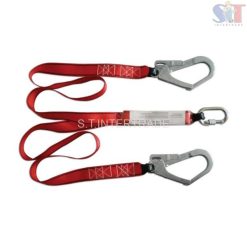 เชือกนิรภัย Webbing Lanyard with Absorber 2 hook รหัส 700-059