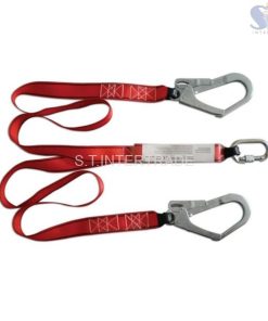 เชือกนิรภัย Webbing Lanyard with Absorber 2 hook รหัส 700-059