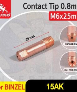 Contact Tip 0.8mm M6x25mm (BINZEL 15AK)