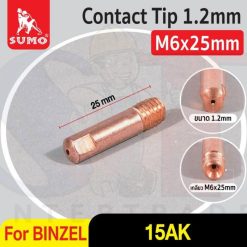 Contact Tip 1.2mm M6x25mm (BINZEL 15AK)
