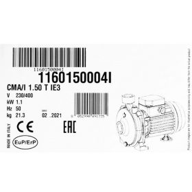EBARA CMA-1.50T STINTERTRADE