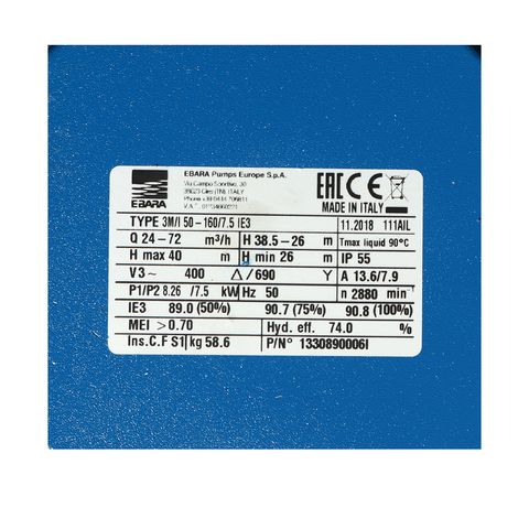 3M 50-160/7.5 STINTERTRADE