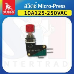 สวิตซ์ Micro-Press 10A125-250VAC SUMO