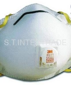 NO.8511 N95 หน้ากากป้องฝุ่นวาล์วระบายอากาศ