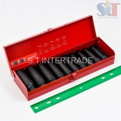 4107 ชุดบ๊อกซ์ลมยาว 6เหลี่ยม1/2" 10PCS