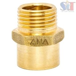 (SOFM148-015) ข้อต่อหกเหลี่ยม ผม. 1/2″X1/2″