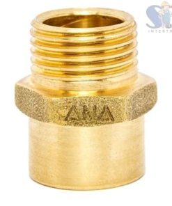 (SOFM148-015) ข้อต่อหกเหลี่ยม ผม. 1/2″X1/2″