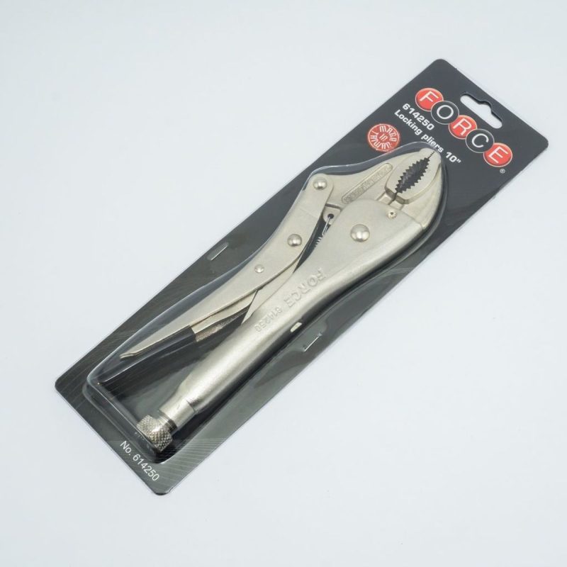 FORCE คีมล็อคมาตรฐานปากโค้ง 10" รุ่น 614250 (ฟอร์ซ) - STintertrade