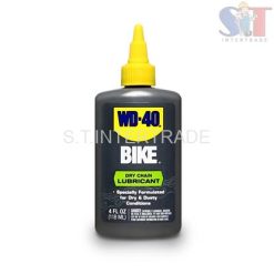 WD-40 น้ำมันหล่อลื่นโซ่ชนิดแห้ง สีเขียว ขนาด 4 มิลลิลิตร | BIKE CHAIN LUBRICANT- DRY 4 ml. | ใช้สำหรับหล่อลื่นโซ่กับสภาพเส้นทางปั่นที่แห้ง