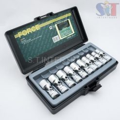 ชุดลูกบ๊อกซ์คออ่อน6PT. 3/8" 10ชิ้น รหัสสินค้า : F131-3105