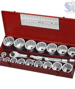 ชุดลูกบ็อกซ์ ขนาด 1" 21ชิ้น 12PT รหัสสินค้า : F131-8211