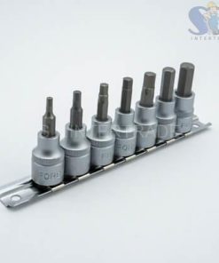 ชุดเดือยหกเหลี่ยม 3/8" 7 PCS รหัสสินค้า : F131-3075