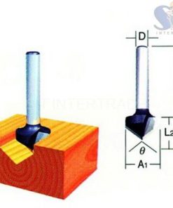 ดอกเร้าเตอร์GROOING BIT "V"20 รหัสสินค้า : MP3601B548