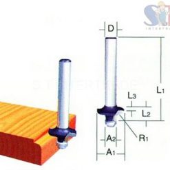 ดอกเร้าเตอร์ BB.CORNER ROUNDING BIT 1E