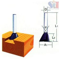 ดอกเร้าเตอร์DOVETAIL BIT 15LE รหัสสินค้า : MP3601B544