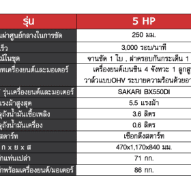 เครื่องขัดพื้นหินขัด 5HP (SAKARI) STINTERTRADE