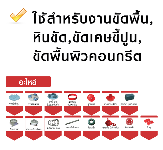 เครื่องขัดพื้นหินขัด 5HP (SAKARI) STINTERTRADE