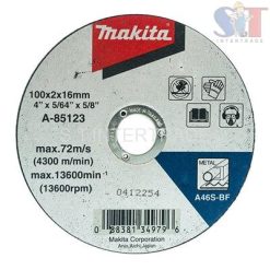 แผ่นตัดเหล็ก 4" 2 มิล A-46S มากีต้าA-85123