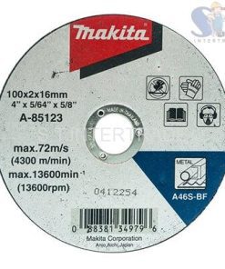 แผ่นตัดเหล็ก 4" 2 มิล A-46S มากีต้าA-85123