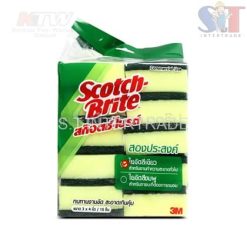 แผ่นใยขัด #96 3"X4" SPONGE สีเขียว