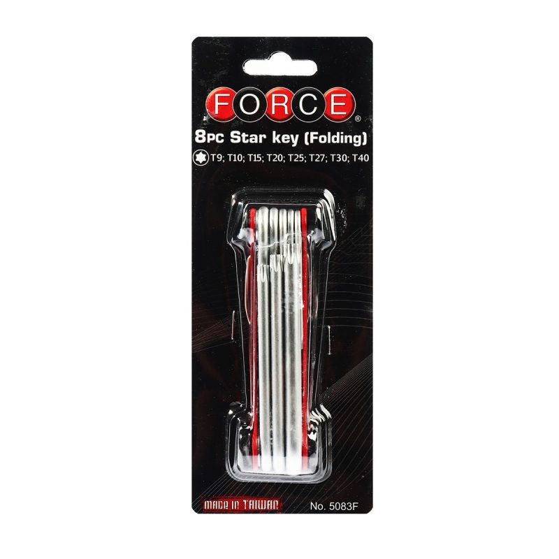 ชุดประแจหัวจีบ ชนิดพับได้ T9-T40 FORCE รุ่น 5083F by STNTRADE