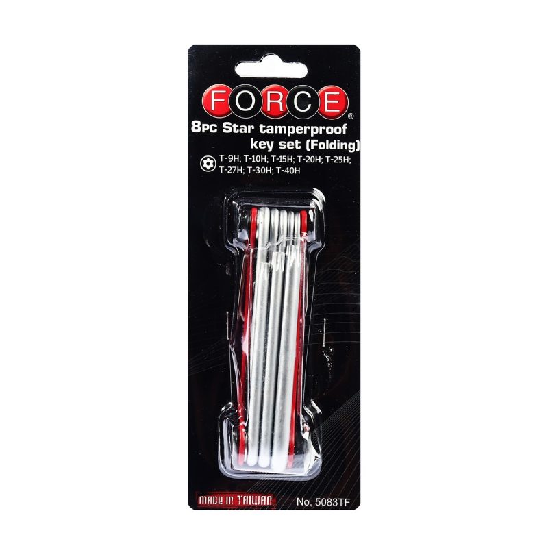 ชุดประแจหัวจีบแกนกลวง ชนิดพับได้ FORCE รุ่น 5083TF by STNTRADE