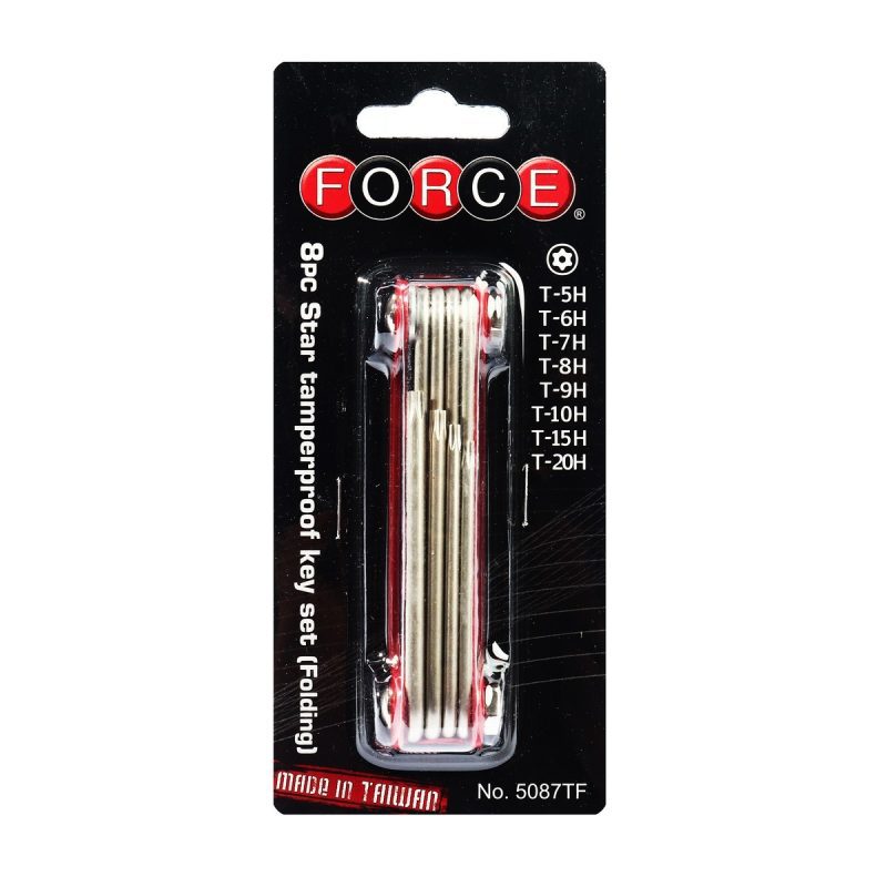 ชุดประแจหัวจีบแกนกลวง ชนิดพับได้ FORCE รุ่น 5087TF by STNTRADE