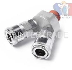 SMV(A)ข้อต่อลม 2 ทางกลม เกลียวนอก 1/2"