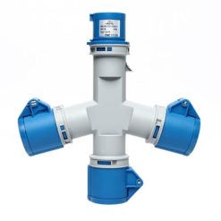 IP44 เพาเวอร์ปลั๊ก 3 ทาง 16A 2P+E 220V