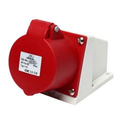 IP44 เพาเวอร์ปลั๊ก-เมียติดผนัง 16A3P+N+E