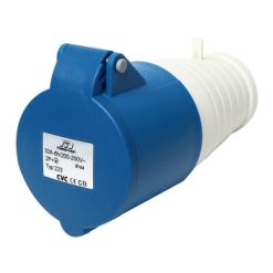IP44 เพาเวอร์ปลั๊ก-เมียติดสาย 32A 2P+E