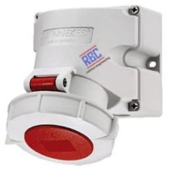 IP67 ปลั๊กตัวเมียติดผนัง3P+E 400/32(1206)