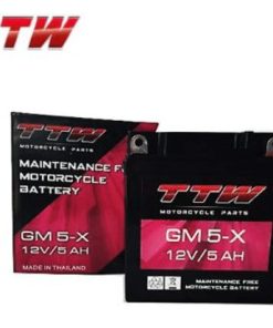 TTW แบตเตอรี่รถจักรยานยนต์แบบแห้ง รุ่น GM5-X