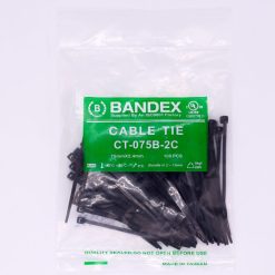 CT-075B-2C เคเบิ้ลไทร์ 3"ดำ (100เส้น/PACK)