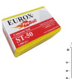 ตะปูยิงขาเดี่ยวยิงคอนกรีต ST50 EUROX (1000 PES.)
