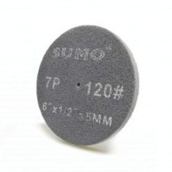 ลูกล้อใยสังเคราะห์ size : 6”x1/2”x5mm No.120 7P (สีเทา) SUMO
