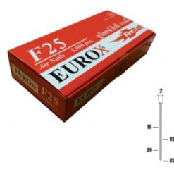 ตะปูยิงขาเดี่ยว F25 EUROX (5000 PES.)
