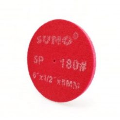ลูกล้อใยสังเคราะห์ size : 6”x1/2”x5mm No.180 5P (สีแดง) SUMO