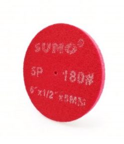 ลูกล้อใยสังเคราะห์ size : 6”x1/2”x5mm No.180 5P (สีแดง) SUMO