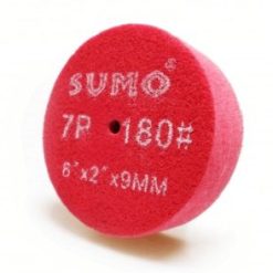 ลูกล้อใยสังเคราะห์ size : 6"x2" No.180 7P (สีแดง)