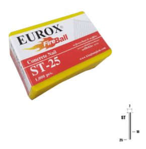 ตะปูยิงขาเดี่ยวยิงคอนกรีต ST25 EUROX (1000 PES.)